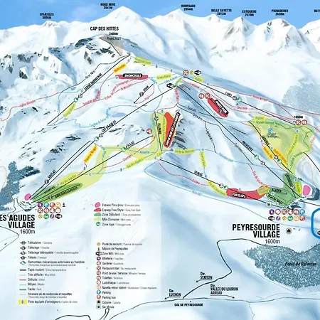 10 Personnes Avec Balcon A Peyragudes - 3 Chambres, Navette Gratuite, Casier Skis - Fr-1-695-18 Διαμέρισμα Germ