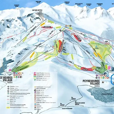 10 Personnes Avec Balcon A Peyragudes - 3 Chambres, Navette Gratuite, Casier Skis - Fr-1-695-18 Apartmán Germ