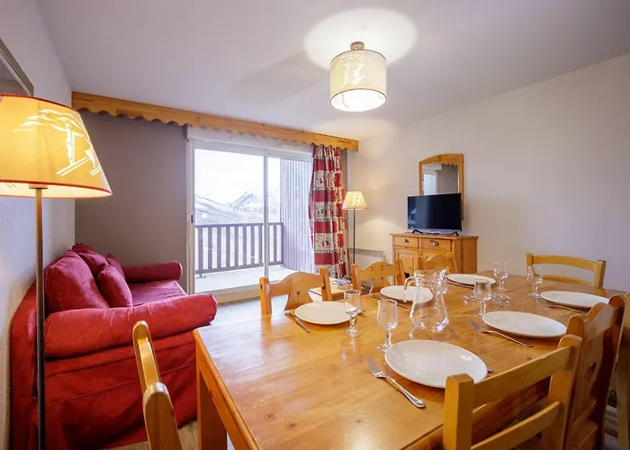 10 Personnes Avec Balcon à Peyragudes - 3 Chambres, Navette Gratuite, Casier Skis - Fr-1-695-18 *